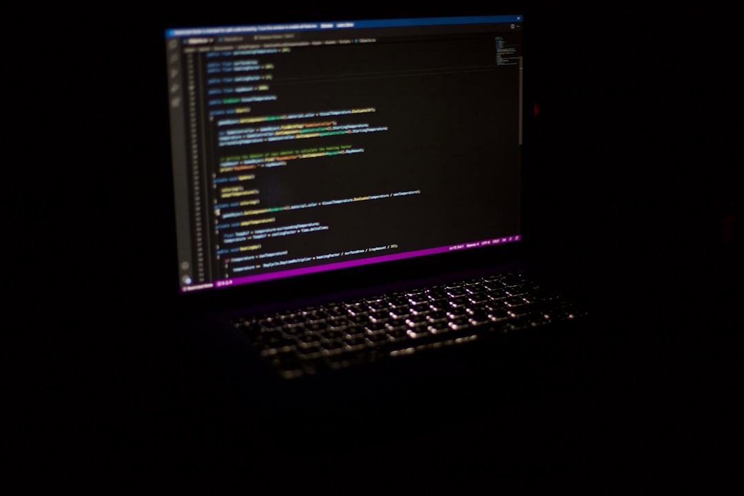 Laptop computer on a desk showing a data workspace