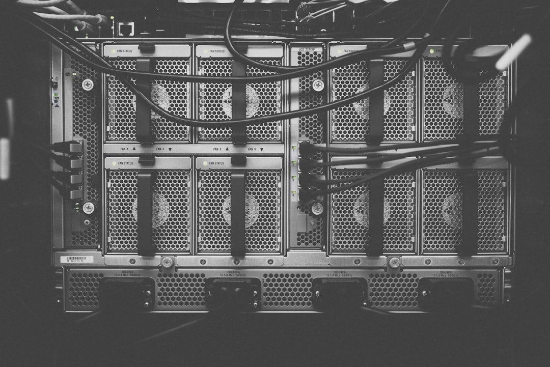 Data center cabling infrastructure representing secure enterprise AI data pipelines and classification controls