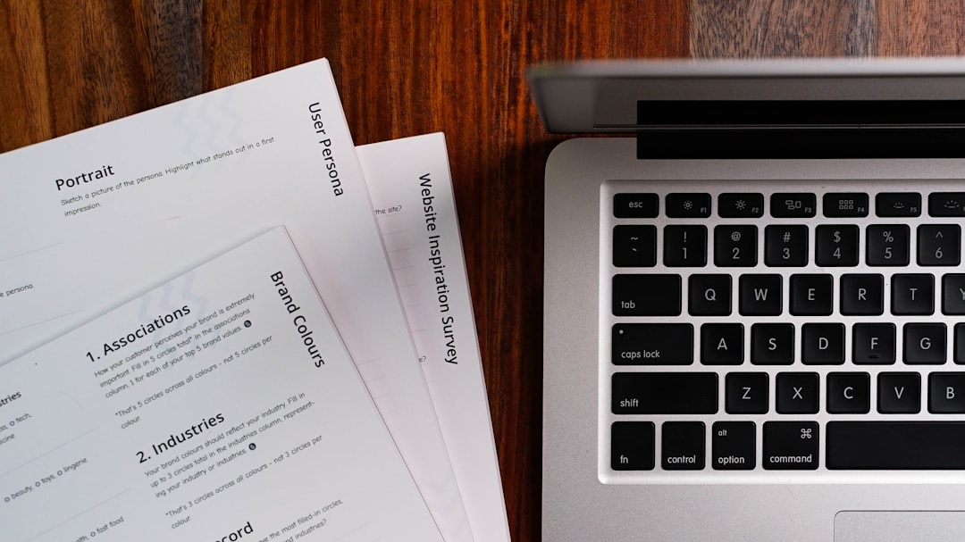 Organized workspace with documents, laptop, and notebook representing a structured assessment and planning process for enterprise AI readiness