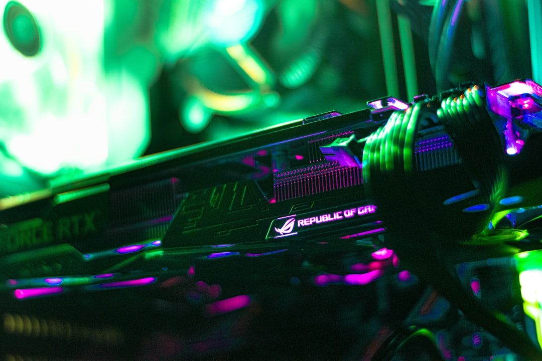 Close-up of computer RAM modules
