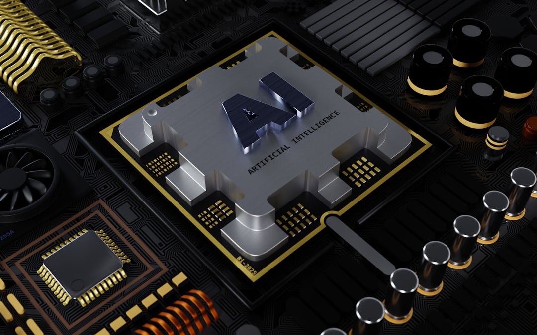 Computer processor chip representing hardware decisions in AI infrastructure