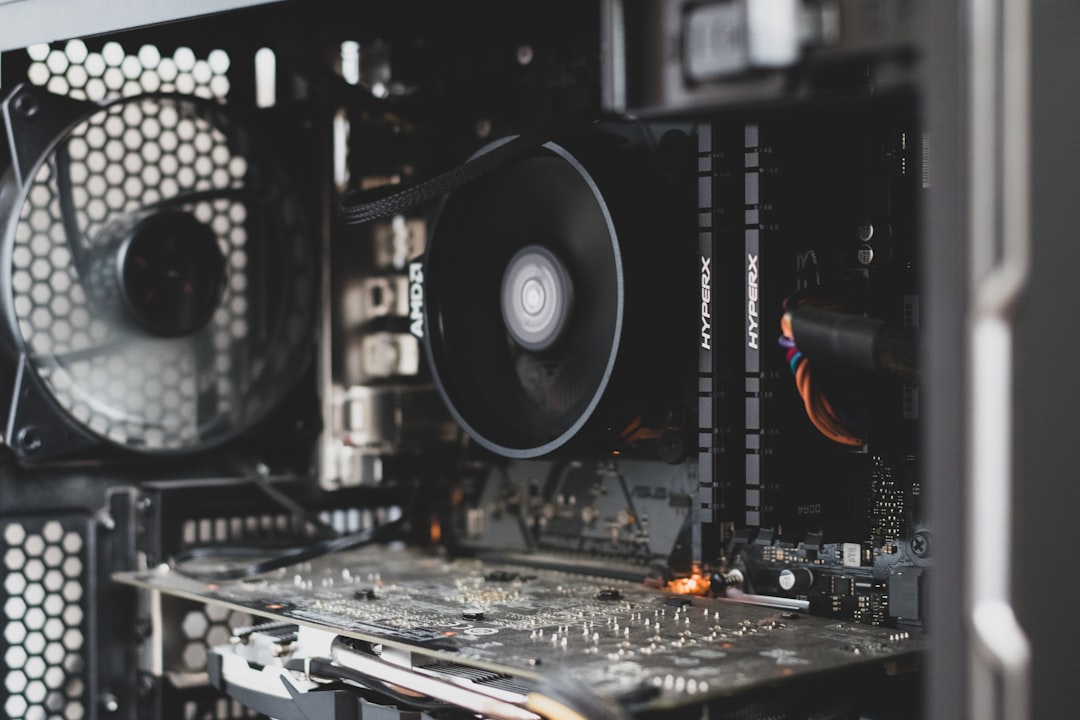 Close-up of computer hardware representing GPU infrastructure maintenance